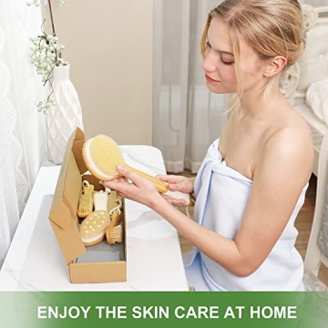 Eco-Friendly AIFEIVICO Dry Brushing Body Brush Set