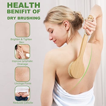Eco-Friendly AIFEIVICO Dry Brushing Body Brush Set
