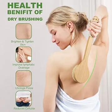 Eco-Friendly AIFEIVICO Dry Brushing Body Brush Set