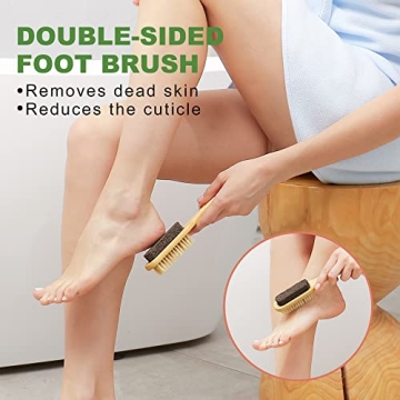 Eco-Friendly AIFEIVICO Dry Brushing Body Brush Set