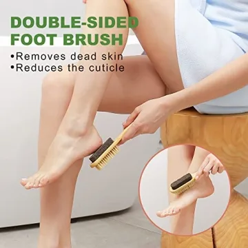 Eco-Friendly AIFEIVICO Dry Brushing Body Brush Set