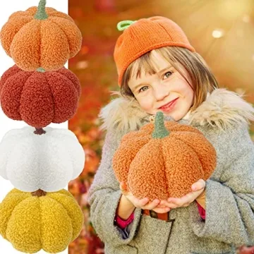 Custolon Pumpkin Pillow for Fall Holidays Decor