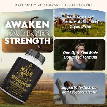 Ancestral Supplements Mofo, Supplements for Men, Support for Test and Energy Levels and Overall Men'...