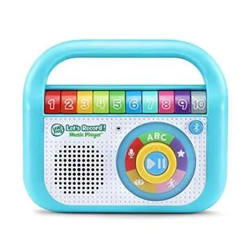 LeapFrog Let’s Record Music Player, Teal - Interactive Musical Delight for Kids
