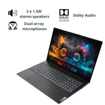 Lenovo V15 Laptop, 15.6" FHD Display, AMD Ryzen 5 5500U Hexa-core Processor (Beat Intel i7-1065G7), ...