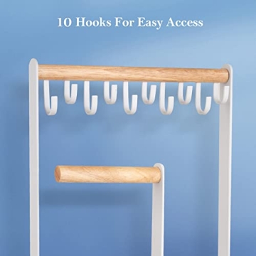 ProCase Necklace Organizer with Ring Tray - 4-Tier Design