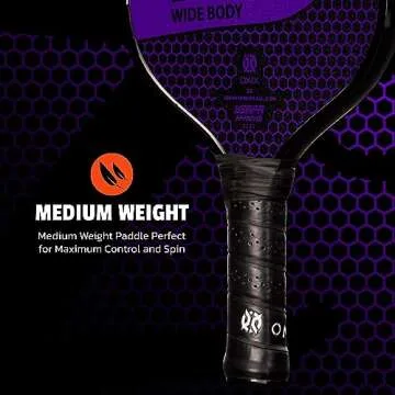 ONIX Graphite Z5 Graphite Carbon Fiber Pickleball Paddles with Cushion Comfort Pickleball Paddle Grip - USA Pickleball Approved, Grip Size 4 1/4 inches