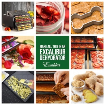 Excalibur 9-Tray Food Dehydrator with Timer and Temperature Control