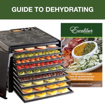 Excalibur 9-Tray Food Dehydrator with Timer and Temperature Control