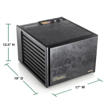 Excalibur 9-Tray Food Dehydrator with Timer and Temperature Control
