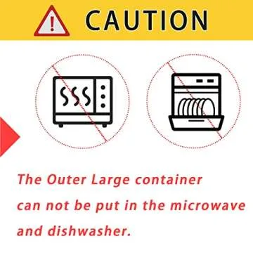 Eanpet Portable 4 Compartment Snack Storage Tray