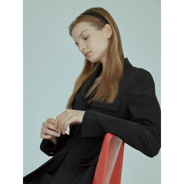 WOVOWOVO Chic Leather Headbands - Stylish Comfort For All