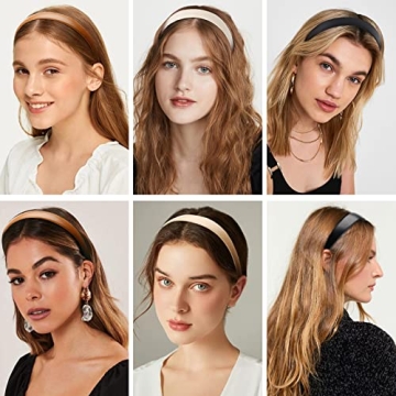 WOVOWOVO Chic Leather Headbands - Stylish Comfort For All