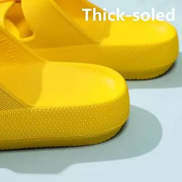 sharllen Pillow Slippers, Unisex Massage Foam Bathroom Slippers