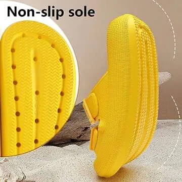 sharllen Pillow Slippers, Unisex Massage Foam Bathroom Slippers