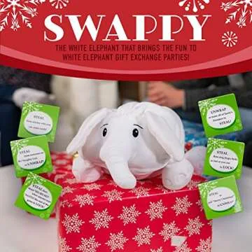 Squirrel Products White Elephant Party Kit Swappy The Christmas Party Game The Most Fun You Can Have...