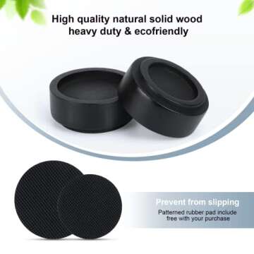 Stahala Bed Risers - Elevate & Organize with Style