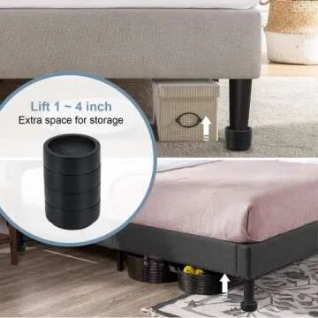 Stahala Bed Risers - Elevate & Organize with Style