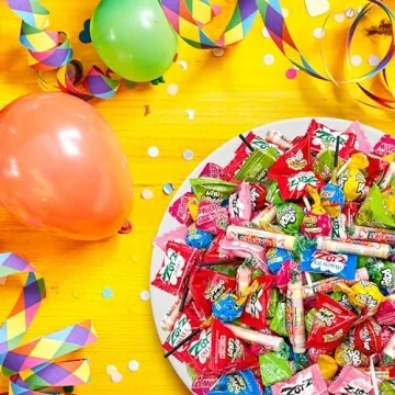 Party Sour Candy Assortment - 130 Pieces of Fun
