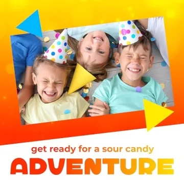 Party Sour Candy Assortment - 130 Pieces of Fun