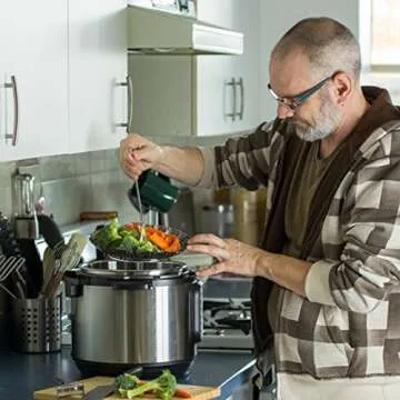 Kitchen Deluxe Steamer Basket for Instant Pot 5-8 Qt