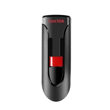 SanDisk 64GB Cruzer Glide USB 2.0 Flash Drive - Reliable Storage with Secure Access
