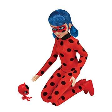 Miraculous Ladybug Doll - Poseable Action Figure for Kids
