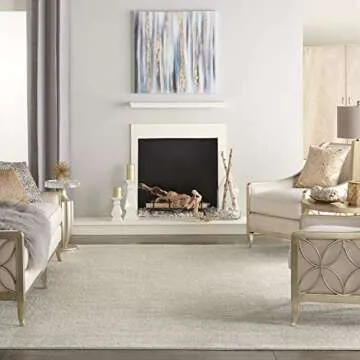 Nourison Essentials Indoor/Outdoor Rug in Ivory Beige