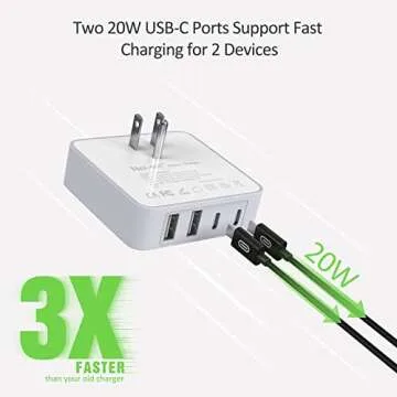 Nekmit USB C Charger with Fast Charging for All Devices