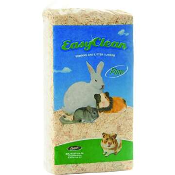 Pestell Pet Products Easy Clean Pine Bedding 20L - All-Natural Comfort for Small Pets