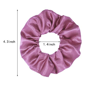 Mcupper 40 Pcs Satin Scrunchies Soft Durable Hair Ties