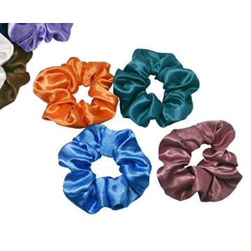 Mcupper 40 Pcs Satin Scrunchies Soft Durable Hair Ties