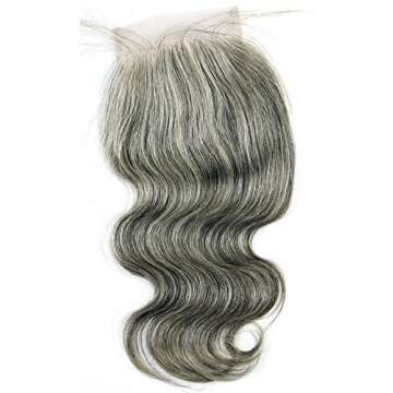 Ms Fenda Hair 100% Raw Virgin Malaysian Human Hair Body Wave style Grey Color Weaving Wefts Bleached...
