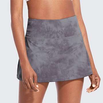 BALEAF Women's 13" High Waisted Tennis Skirts Athletic Golf Skorts Pleated 4 Pockets for Casual Runn...