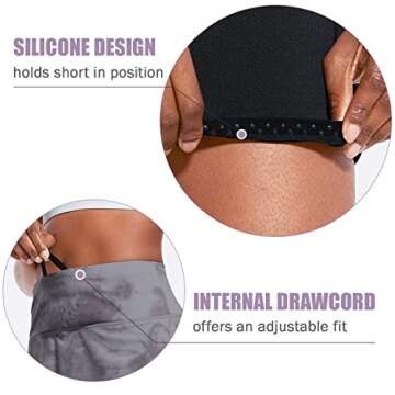 BALEAF Women's 13" High Waisted Tennis Skirts Athletic Golf Skorts Pleated 4 Pockets for Casual Running Sports Workout Purple Large