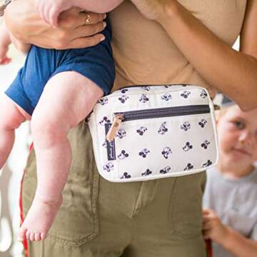 Petunia Pickle Bottom Boys' Belt Bag, Mickey's 90th Disney Collaboration, 1 Count (Pack of 1)