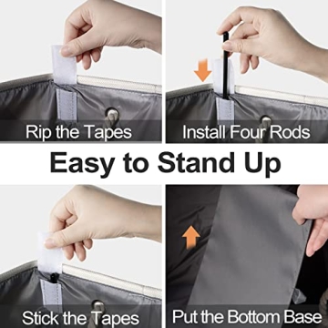 Stylish ELONG HOME Laundry Baskets - Durable & Versatile 2 Pack