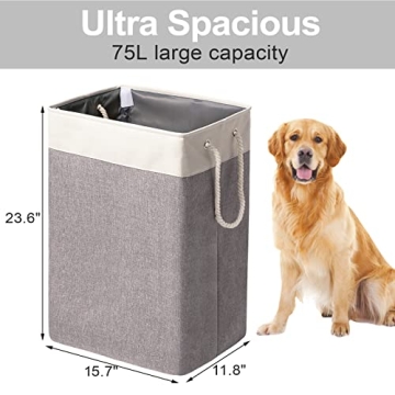 Stylish ELONG HOME Laundry Baskets - Durable & Versatile 2 Pack