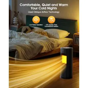 1500W Electric Space Heater for Cozy Indoor Comfort