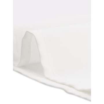 Allegra K Business Dressy Casual Work Tops Shirt for Women's Stand Collar Long Sleeve Blouse Medium White