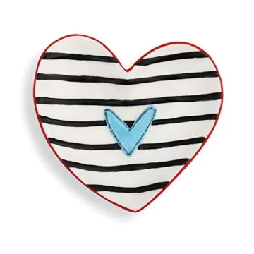 Stylish DEMDACO Heart Jewelry Trays Set of 4 for Treasures