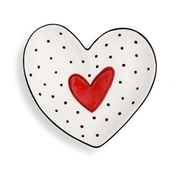 Stylish DEMDACO Heart Jewelry Trays Set of 4 for Treasures