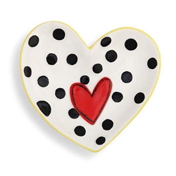 Stylish DEMDACO Heart Jewelry Trays Set of 4 for Treasures