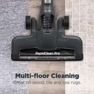 Eureka Lightweight Cordless Stick Vacuum Cleaner Convenient for Hard Floors, Rechargeable Handheld Vacuum Cleaner Portable with Powerful Motor Efficient Suction, RapidClean Pro NEC186, Rose Red