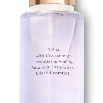 Victoria's Secret Lavender Vanilla Body Mist, Body Spray for Women (8.4 oz)