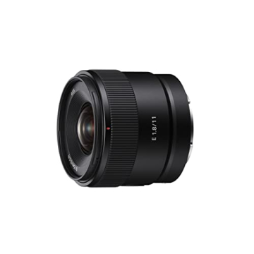 Sony E 11mm F1.8 APS-C Ultra-Wide-Angle Prime Lens for Creative Storytelling