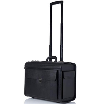 Rolling 17" Lawyer Briefcase by Alpine Swiss