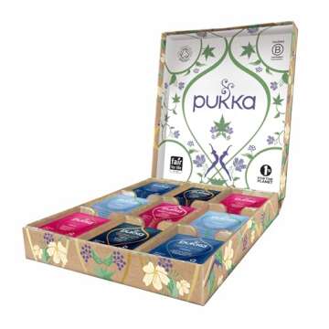 Pukka Tea Gift Box, Herbal Health Wellness Tea, Relax Selection Organic Tea, Best for Birthdays, Ann...