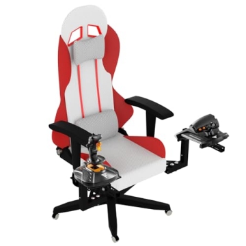 EG STARTS Games Joystick/Hotas Chair Mount for Flight Simulation Controllers