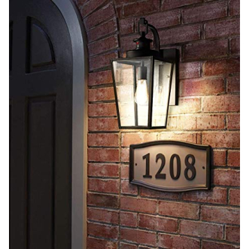 Stylish MOTINI Vintage Outdoor Wall Lantern with Motion Sensor